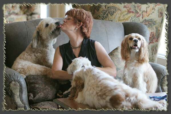 Terry Lynn Cuyler training family dogs.